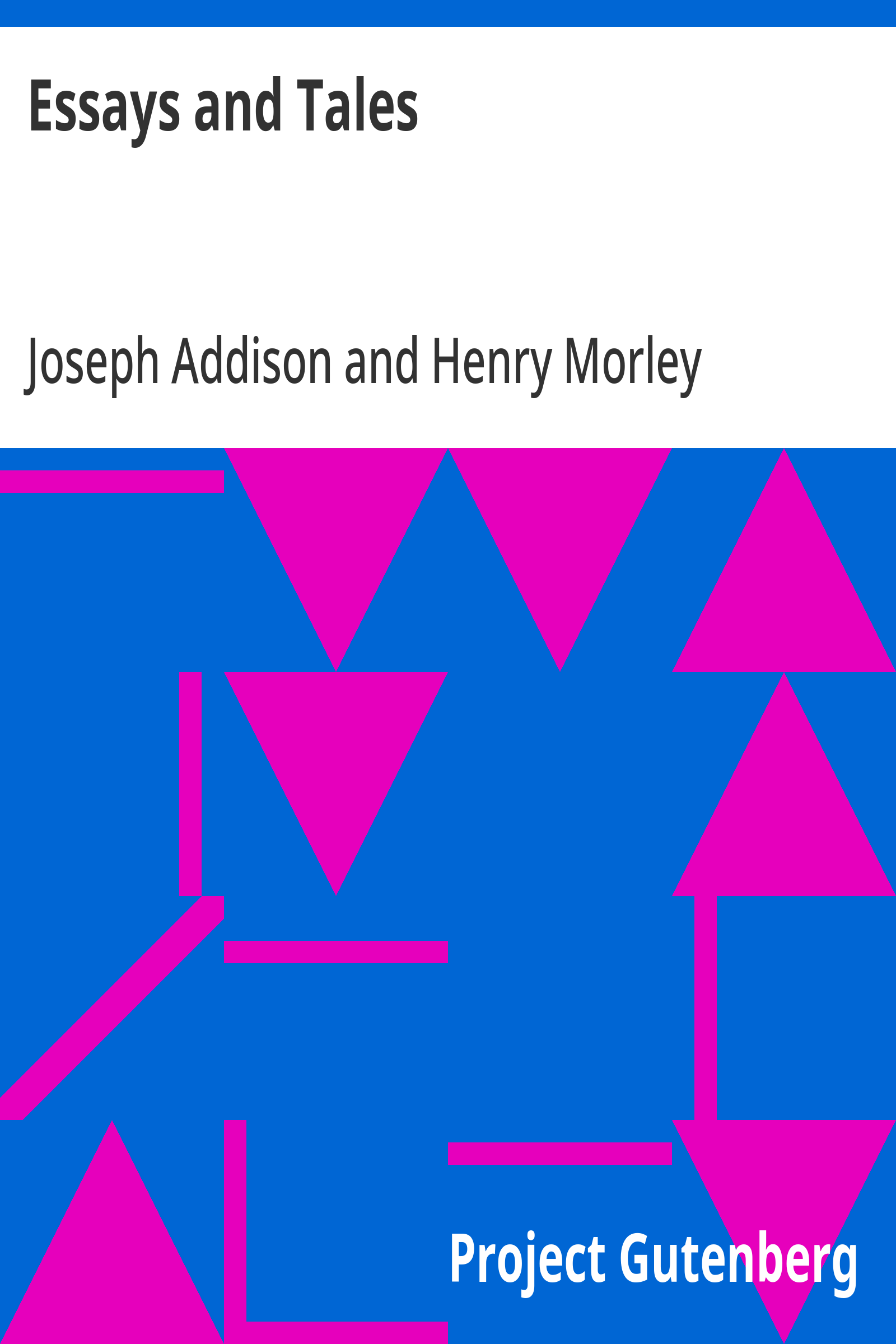Cover: Essays and Tales