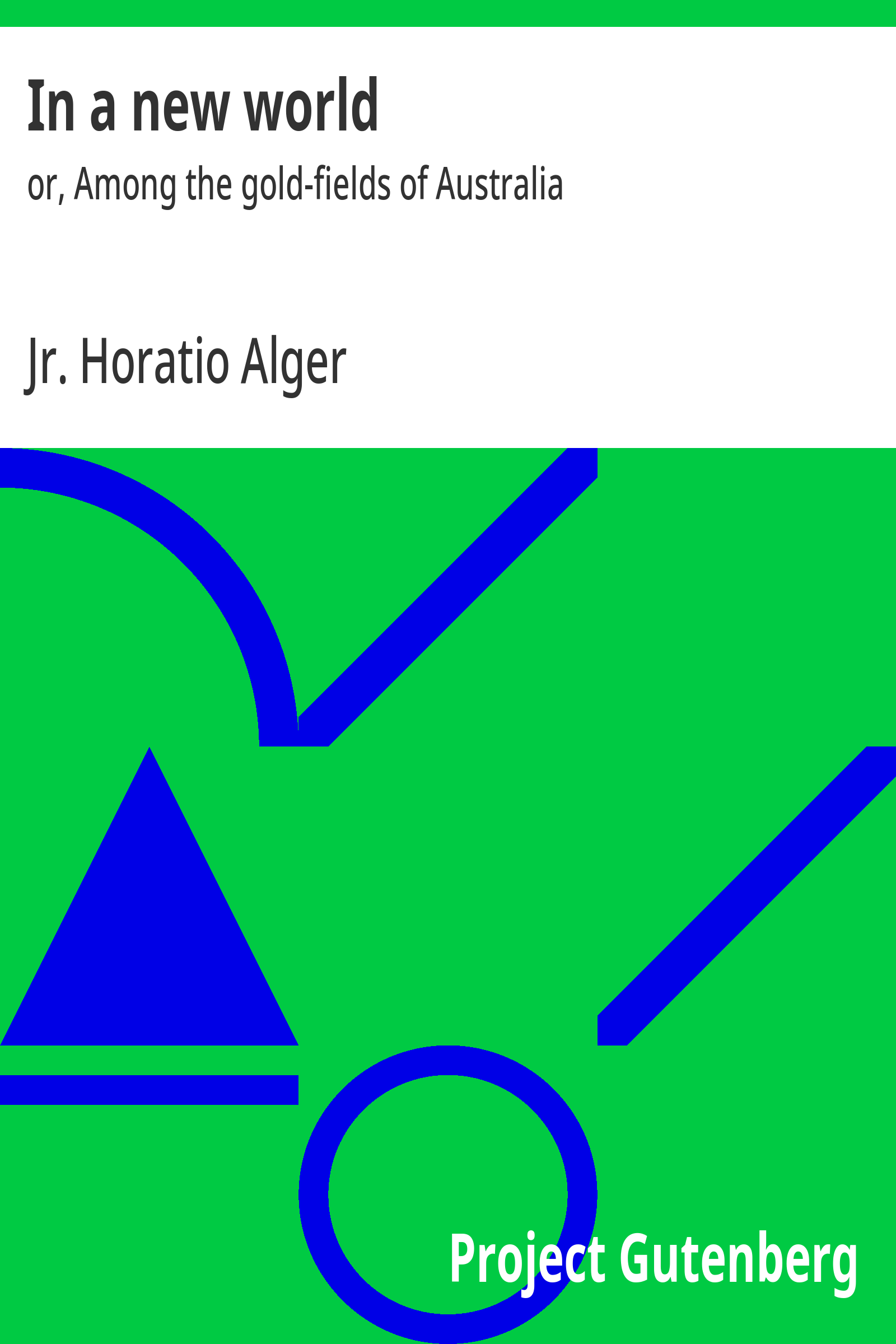Cover: In a new world