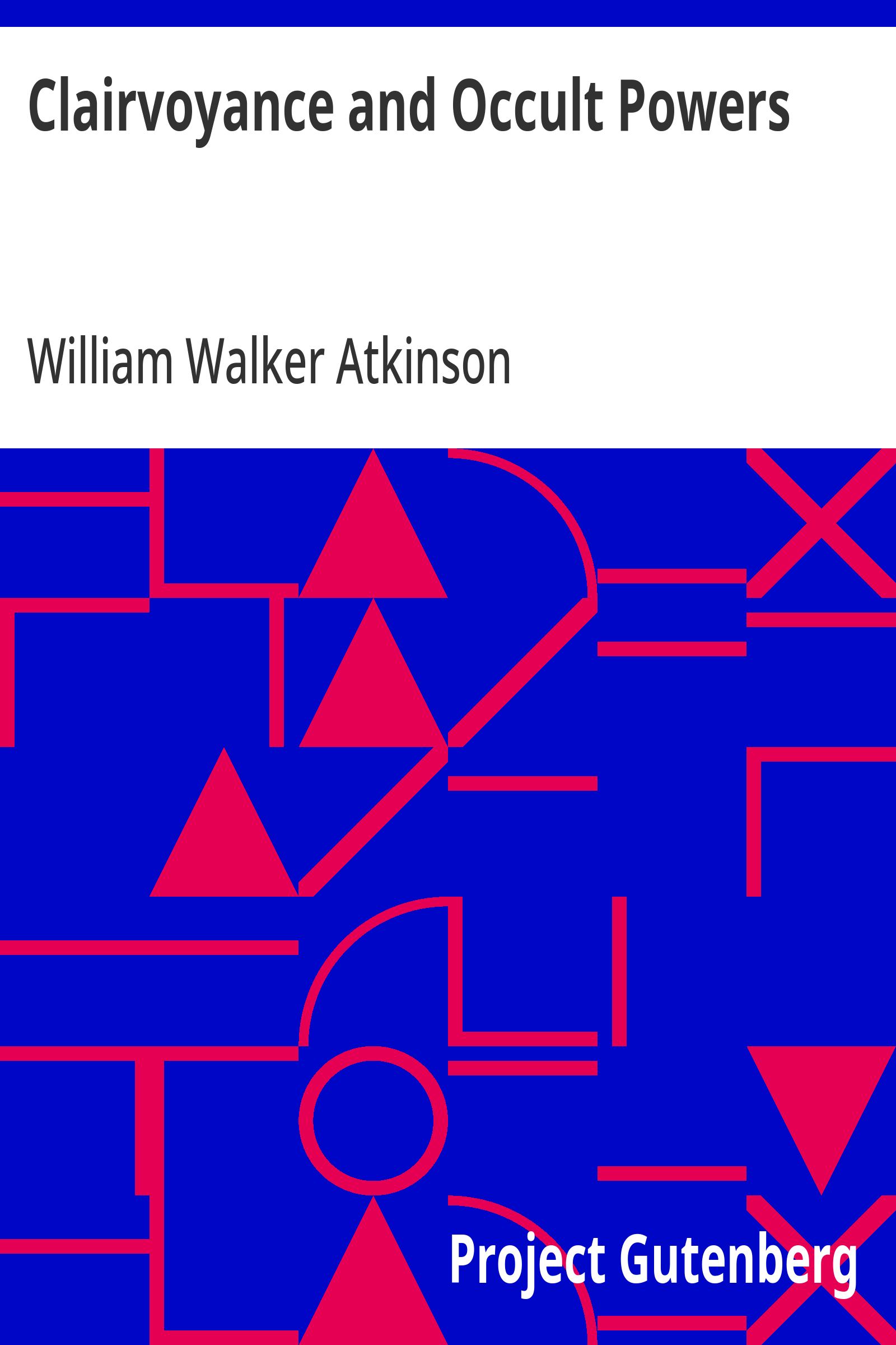 Cover: Clairvoyance and Occult Powers