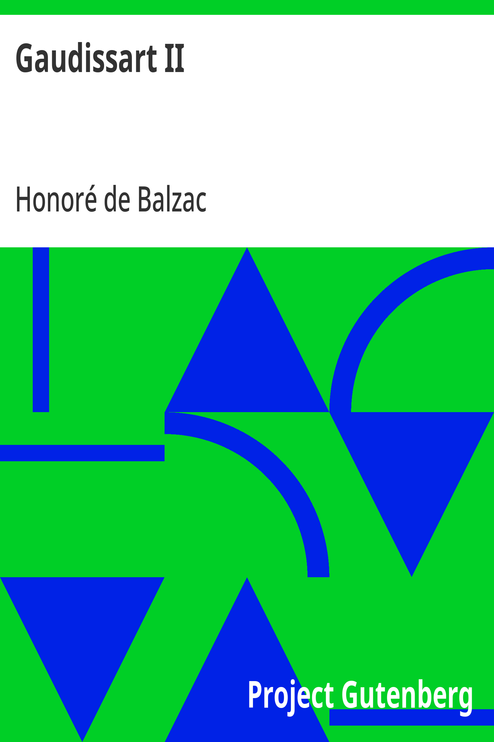 Cover: Gaudissart II