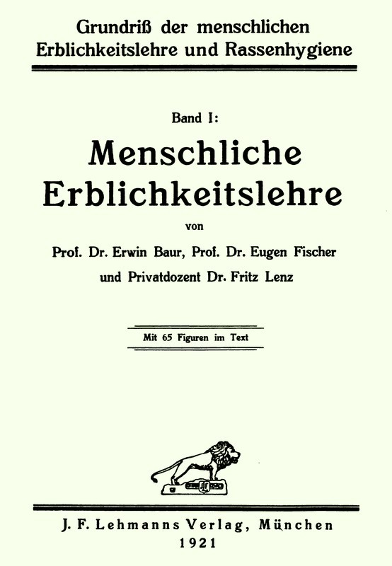 Cover: Grundriß der menschlichen Erblichkeitslehre und Rassenhygiene (1 2) Menschl