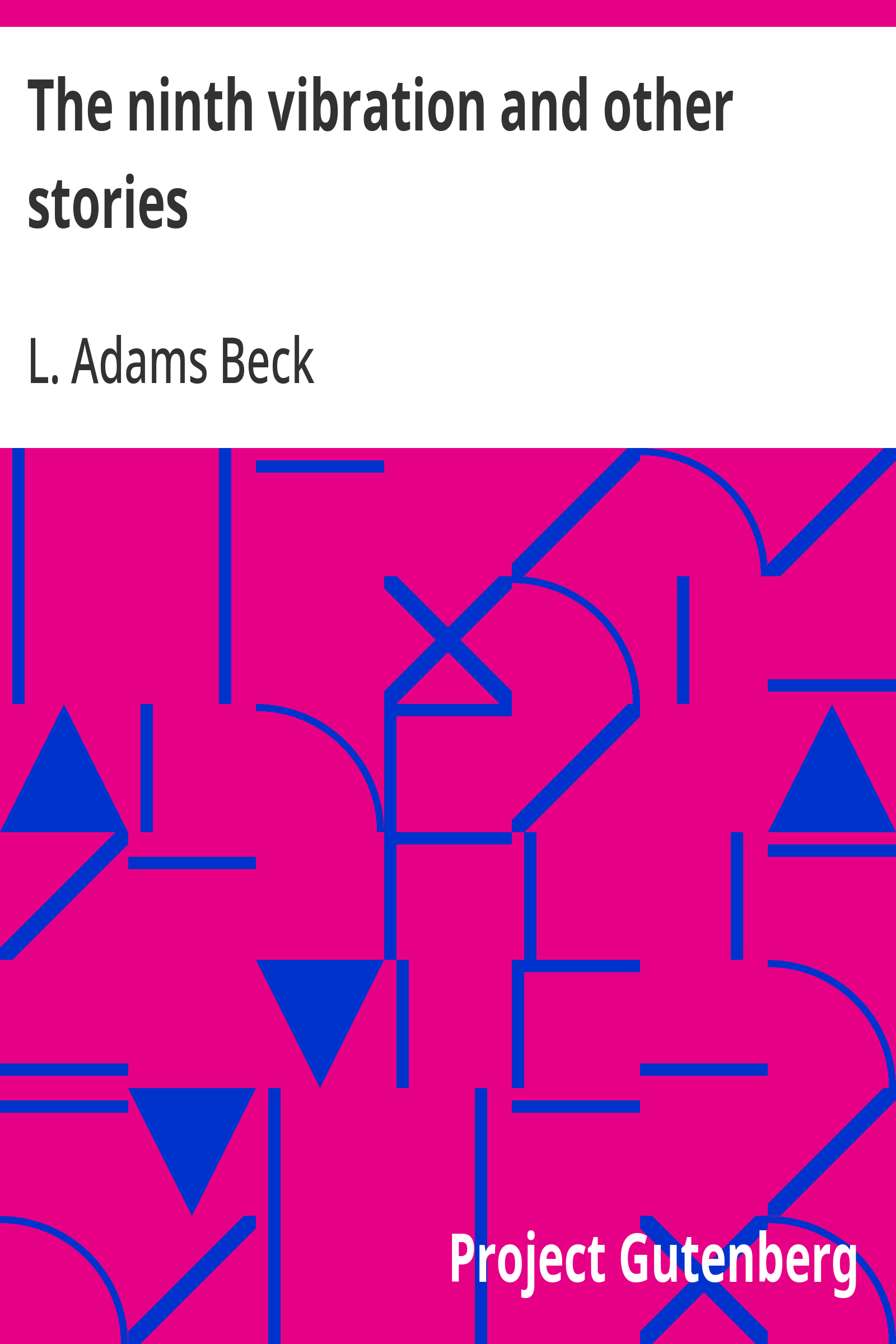 Cover: The ninth vibration and other stories
