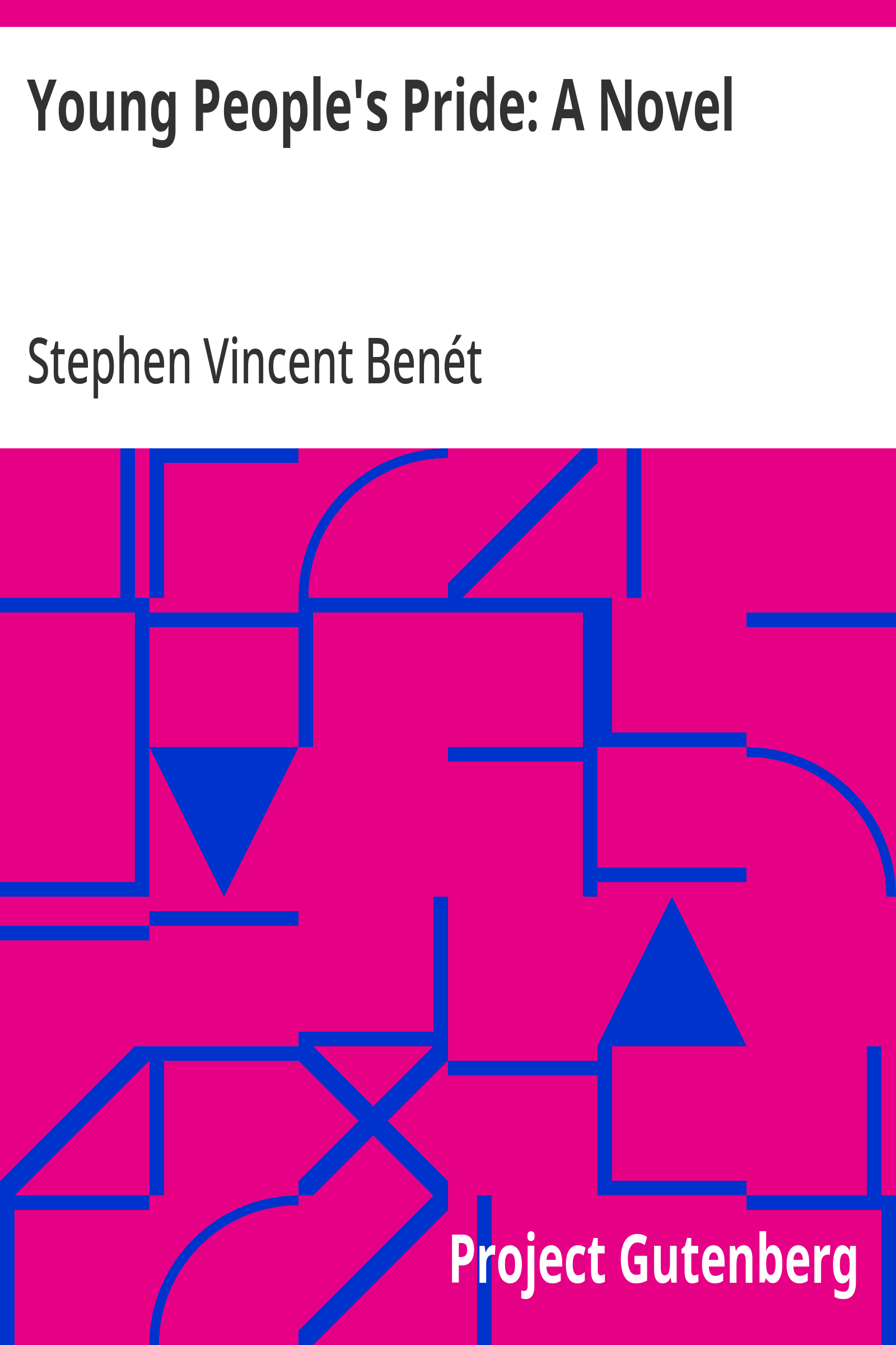 Cover: Young People's Pride A Novel