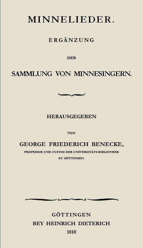 Cover: Beyträge zur Kenntniss der altdeutschen Sprache und Litteratur. Erster Band