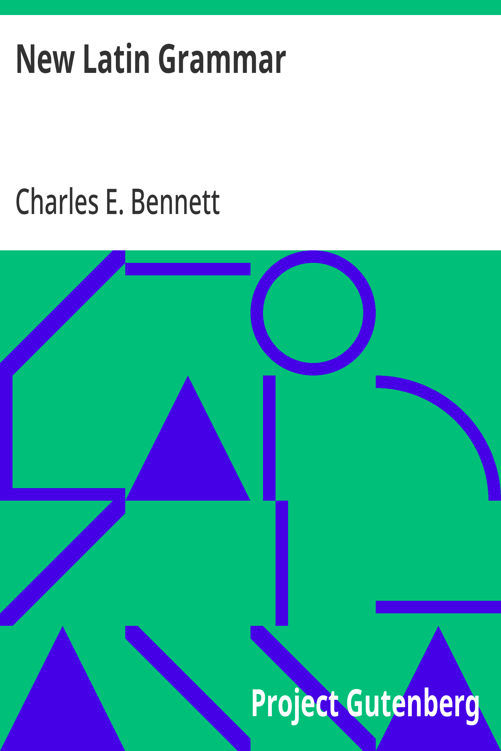 Cover: New Latin Grammar