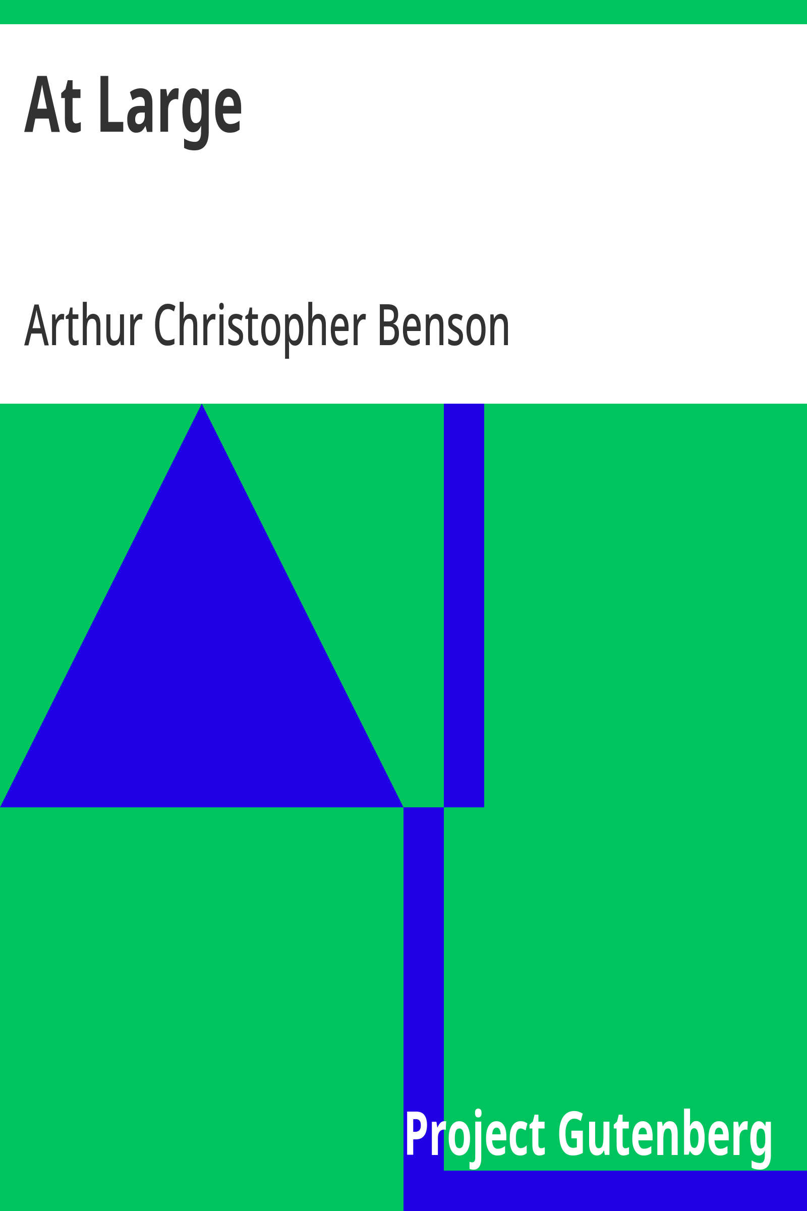 Cover: At Large