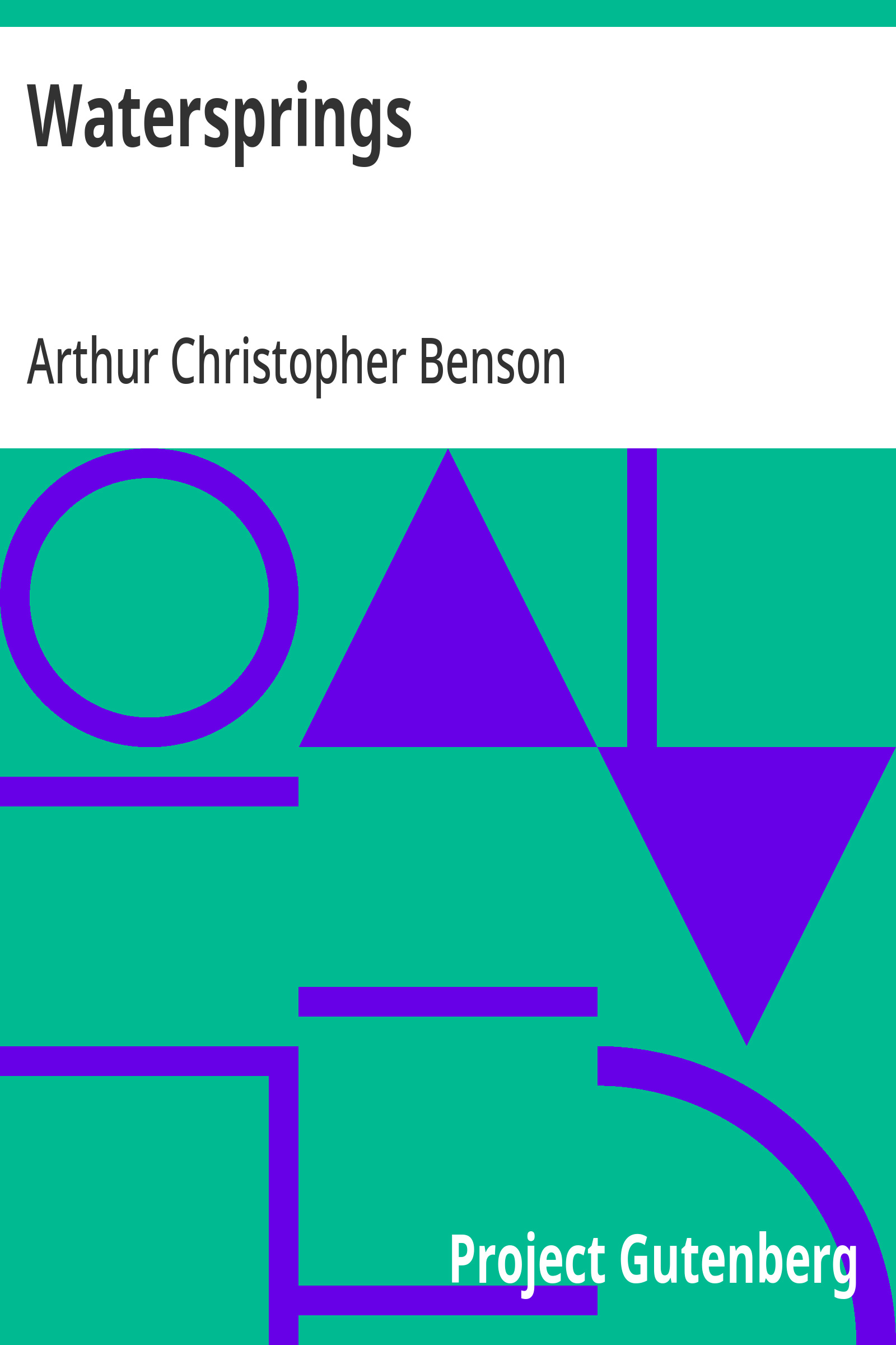 Cover: Watersprings