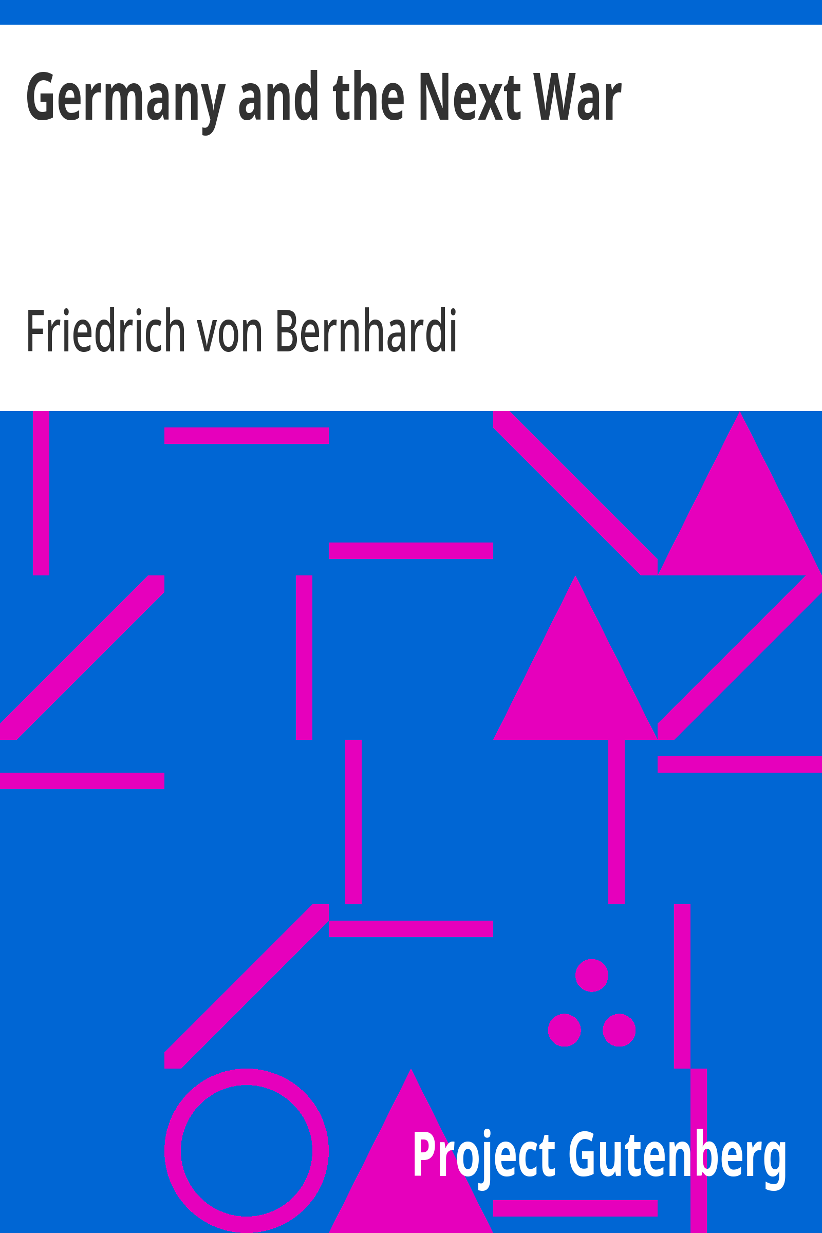 Cover: Germany and the Next War