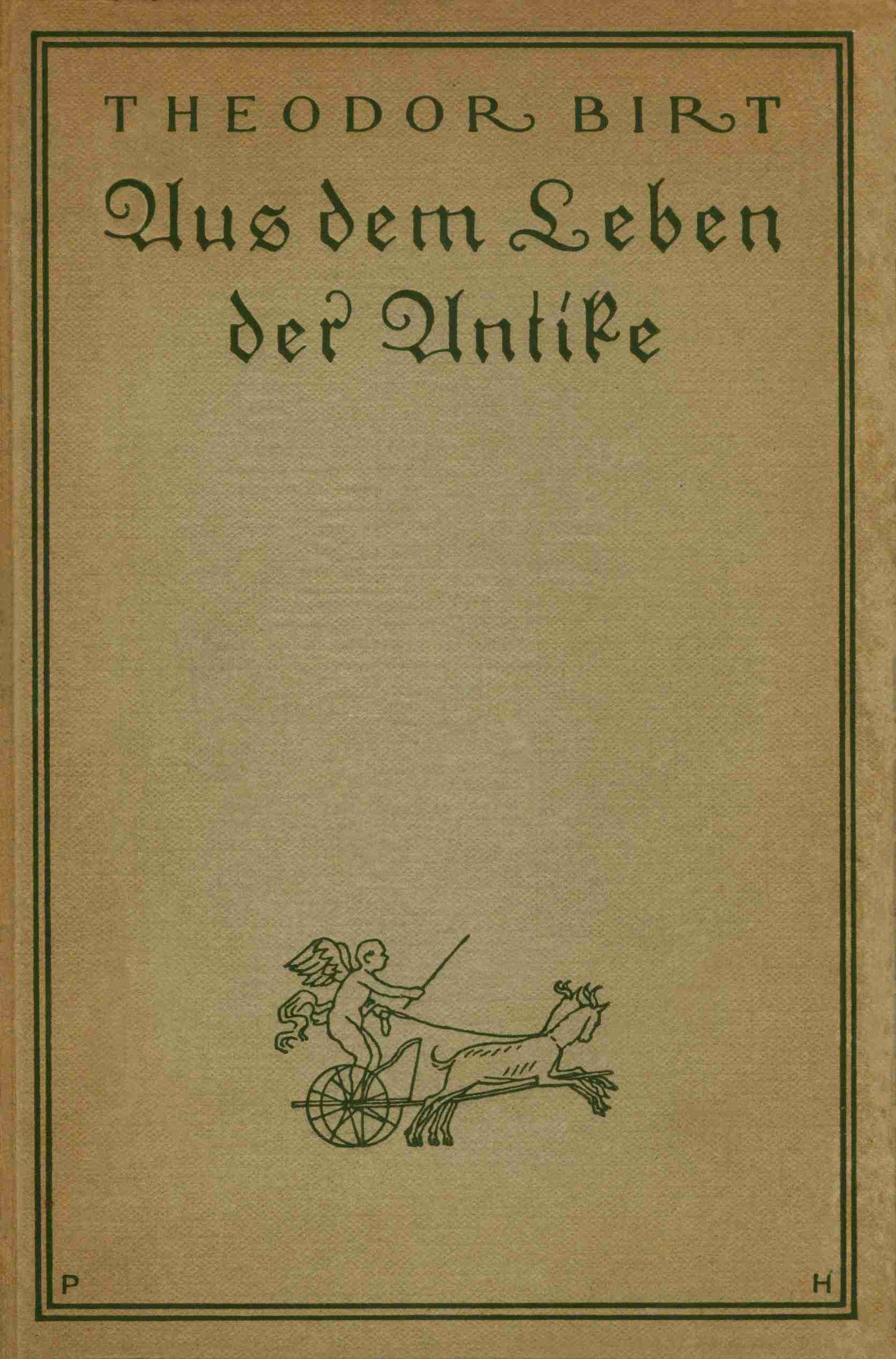 Cover: Aus dem Leben der Antike