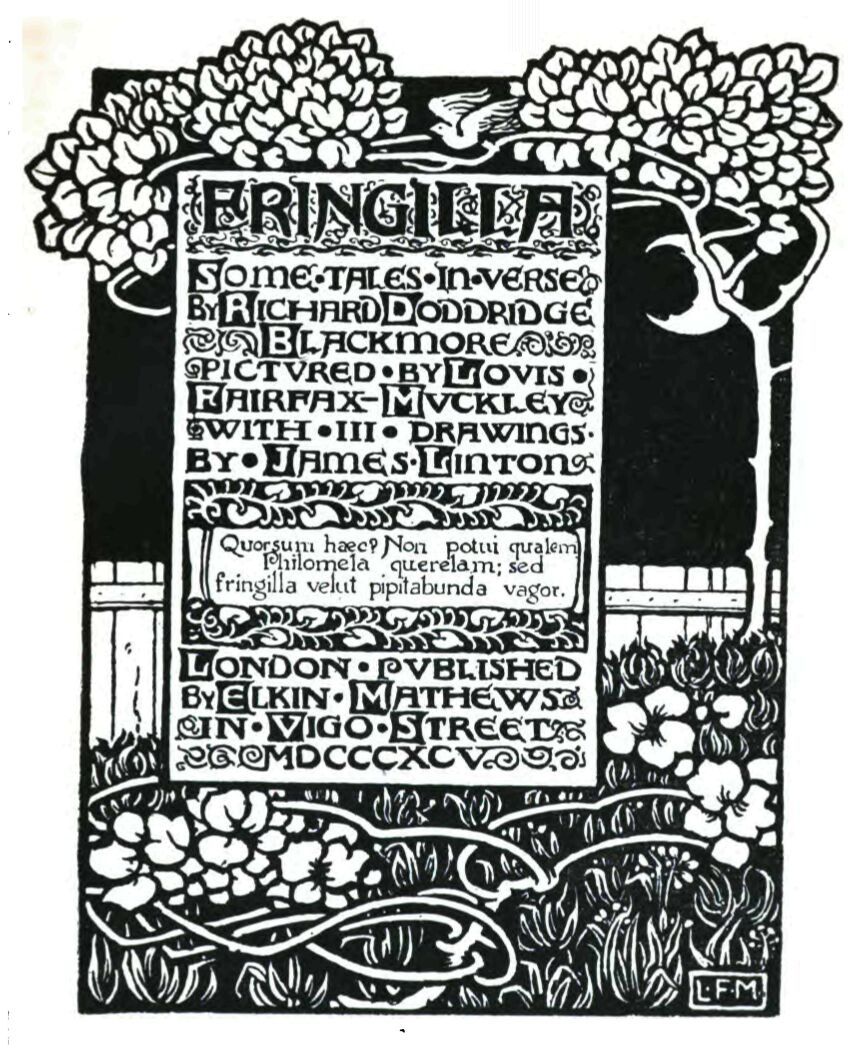 Cover: Fringilla Some Tales In Verse