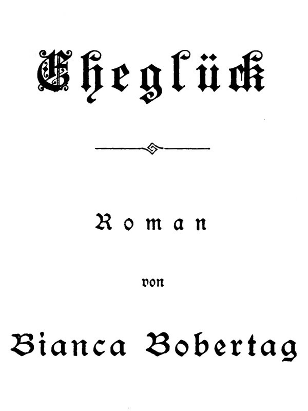 Cover: Eheglück Roman