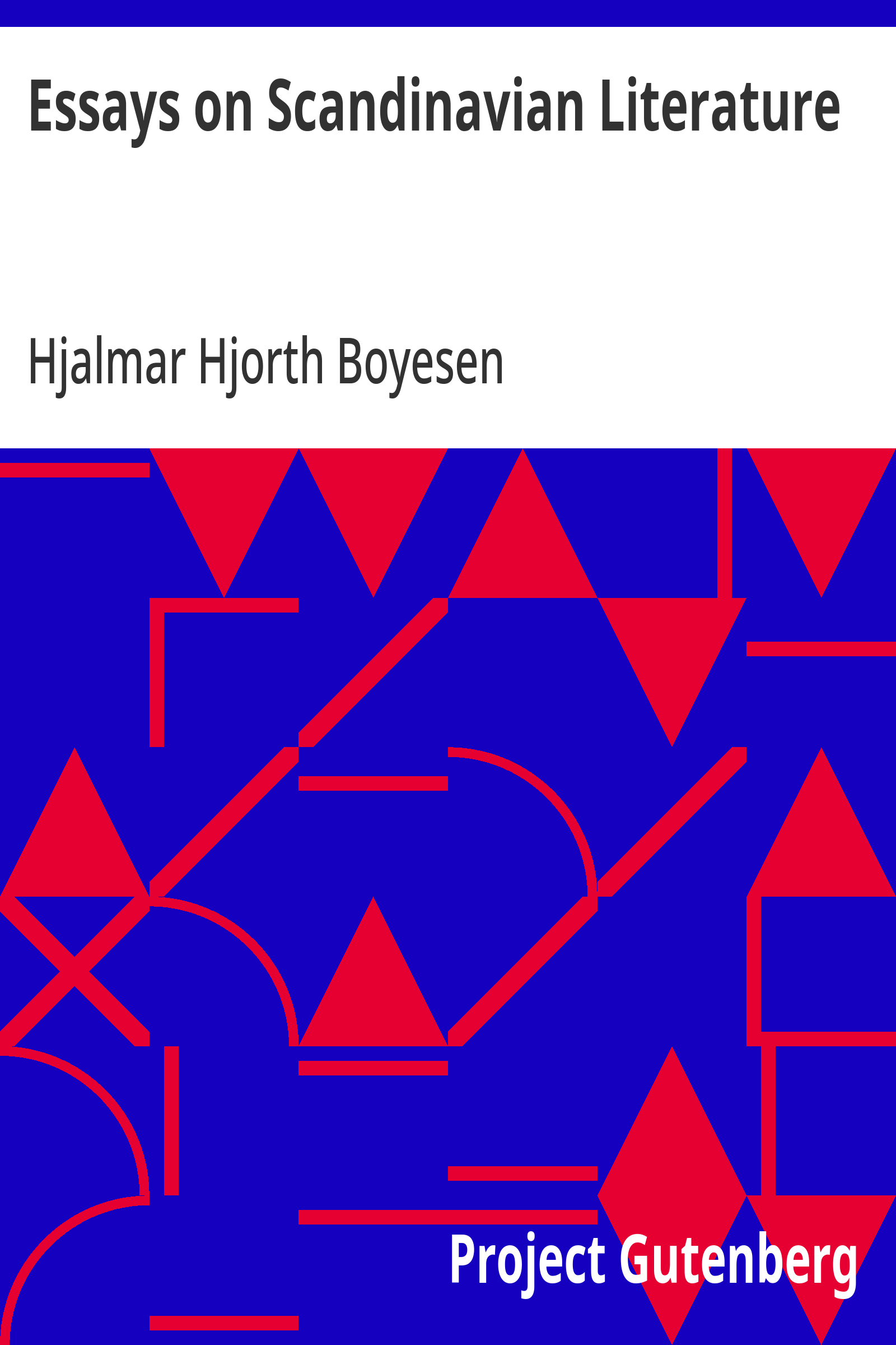 Cover: Essays on Scandinavian Literature