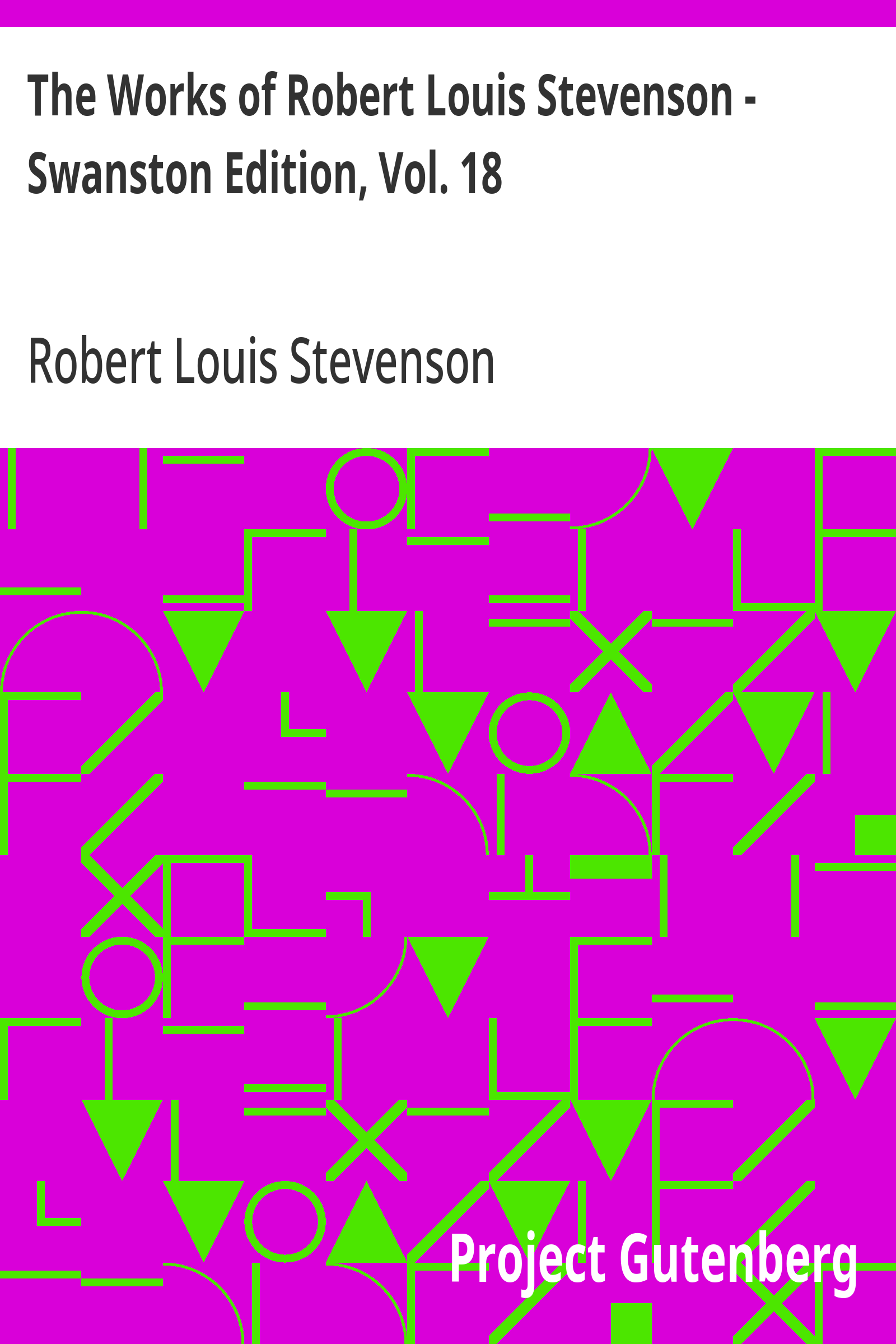 Cover: Swanston Edition, Vol. 18