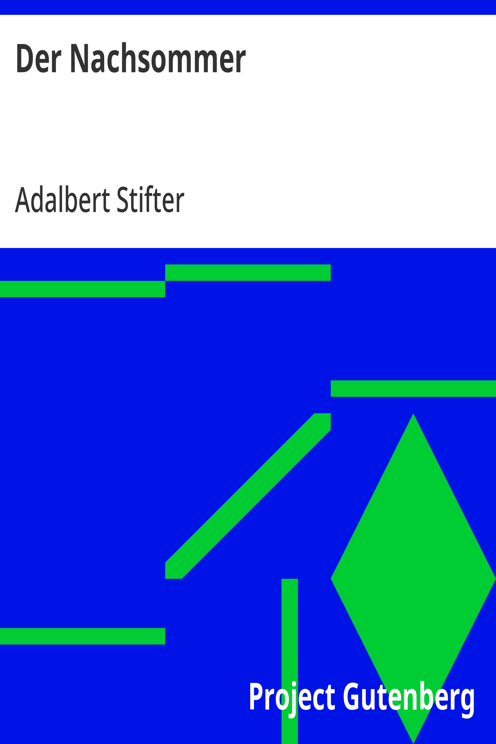 Cover: Der Nachsommer