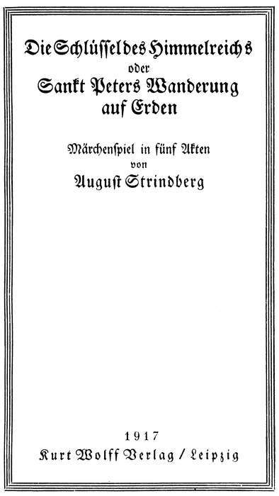 Cover: Die Schlüssel des Himmelreichs; oder, Sankt Peters Wanderung auf Erden