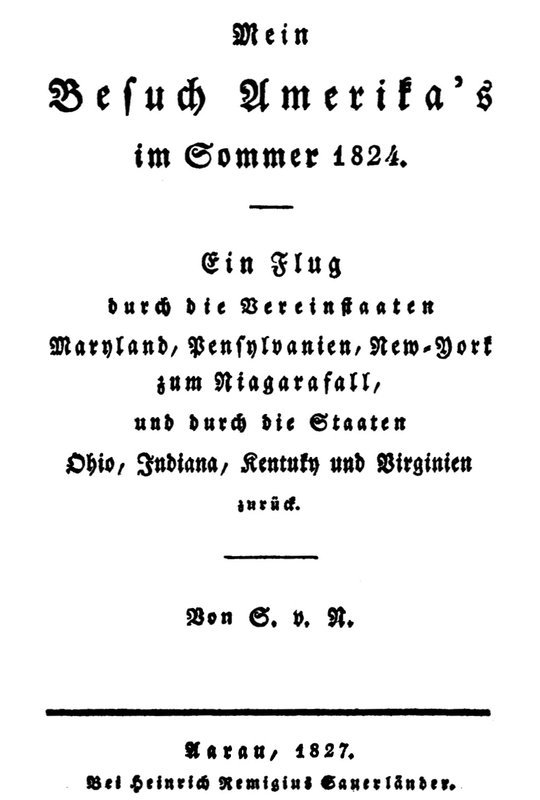 Cover: Mein Besuch Amerika's im Sommer 1824 Ein Flug durch die Vereinstaaten Mary