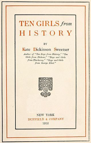 Cover: Ten Girls from History
