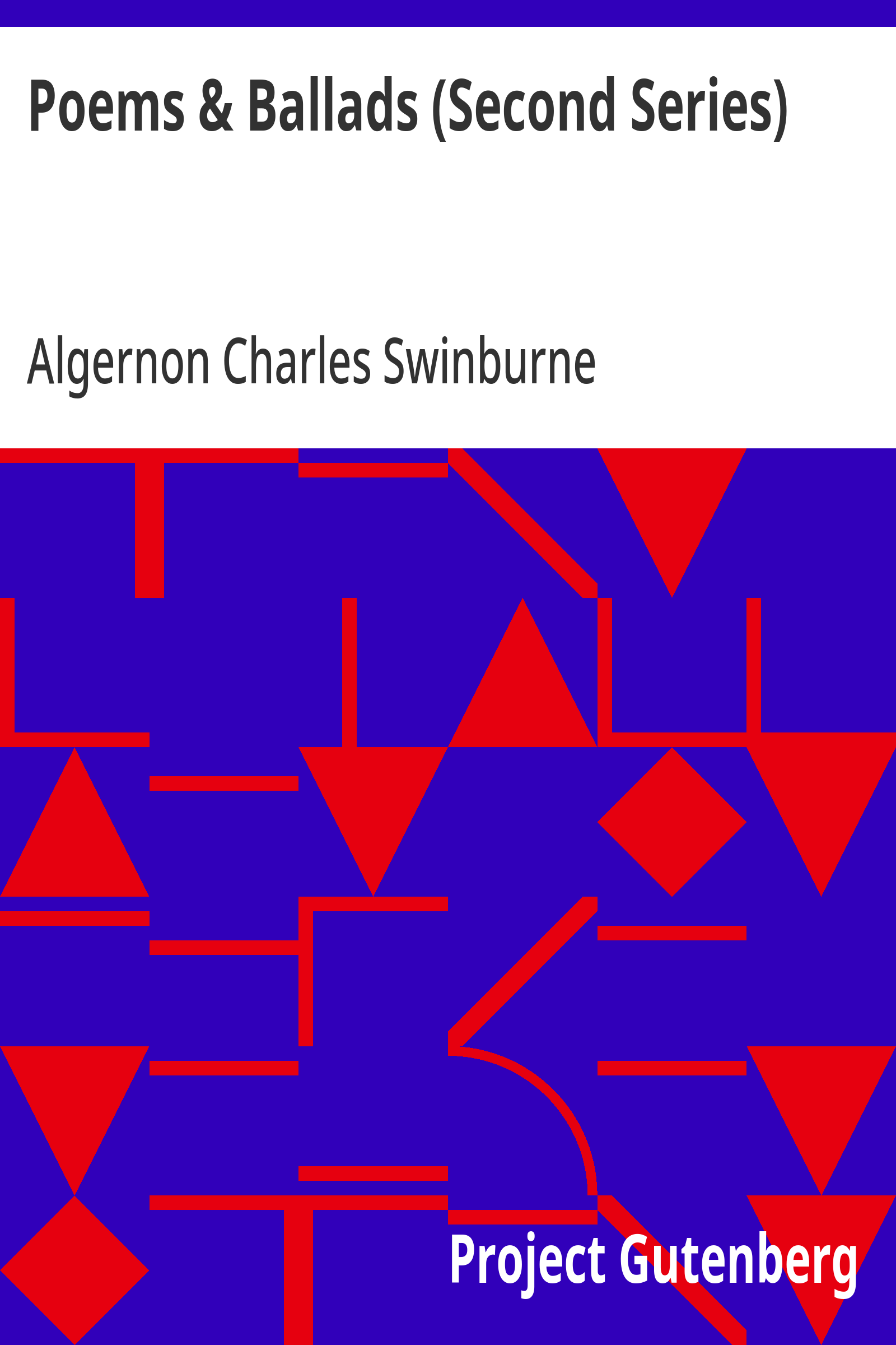 Cover: Poems & Ballads (Second Series) Swinburne's Poems Volume III