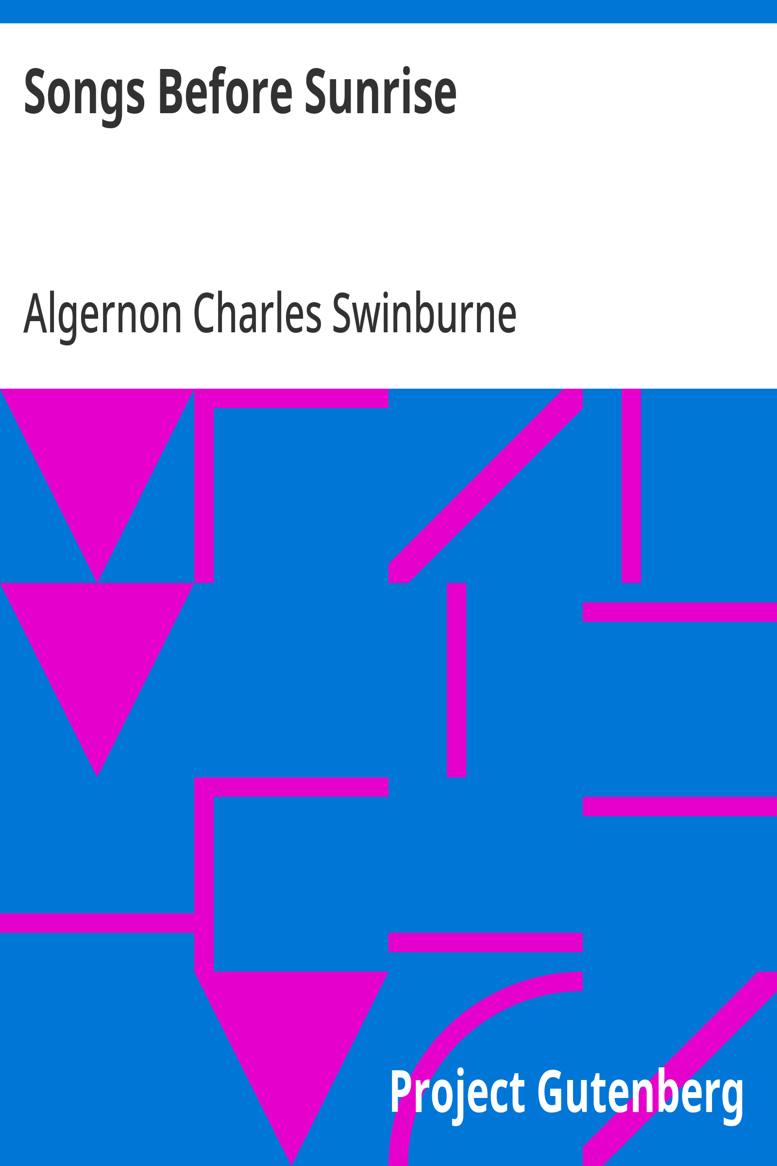 Cover: Songs Before Sunrise