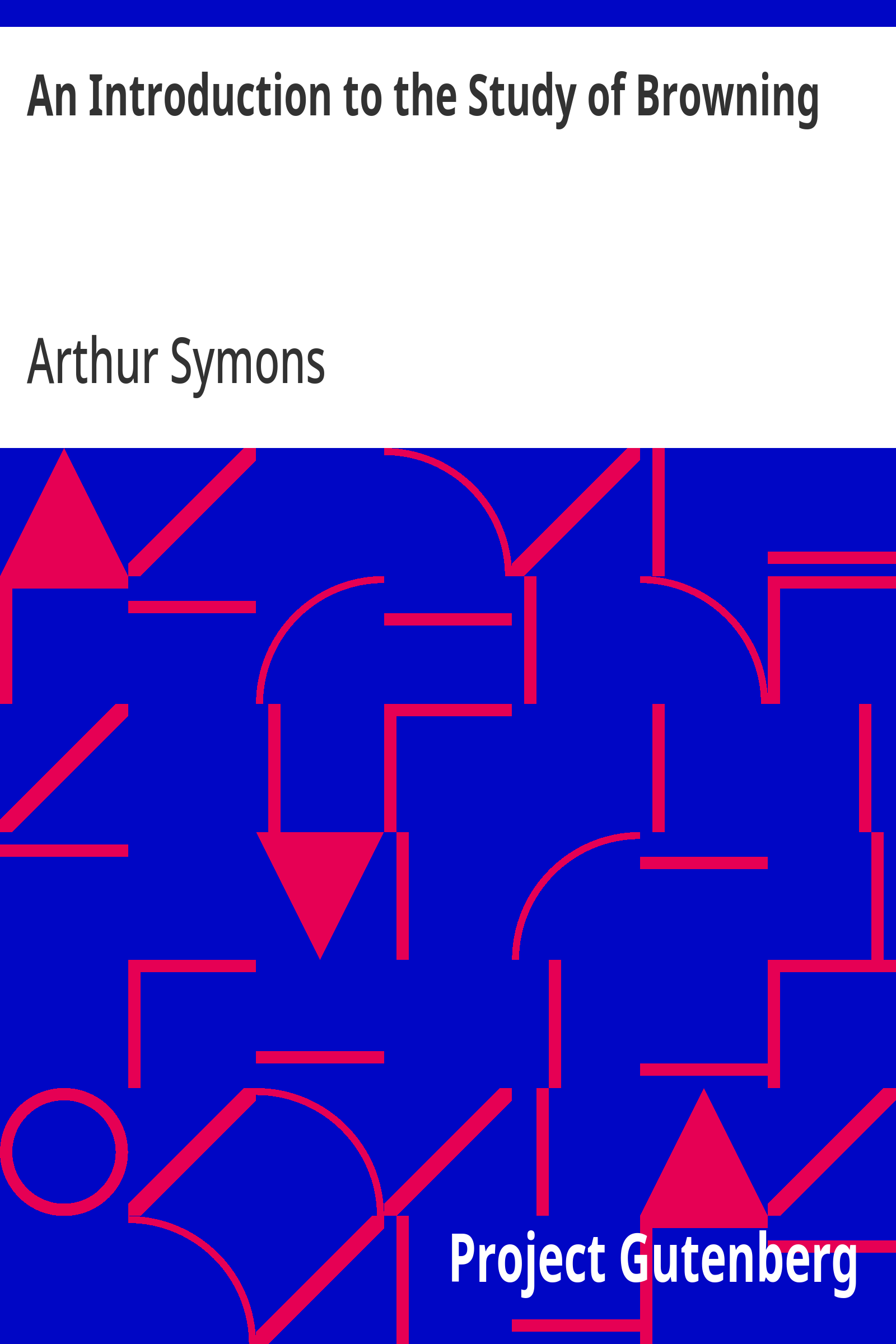 Cover: An Introduction to the Study of Browning