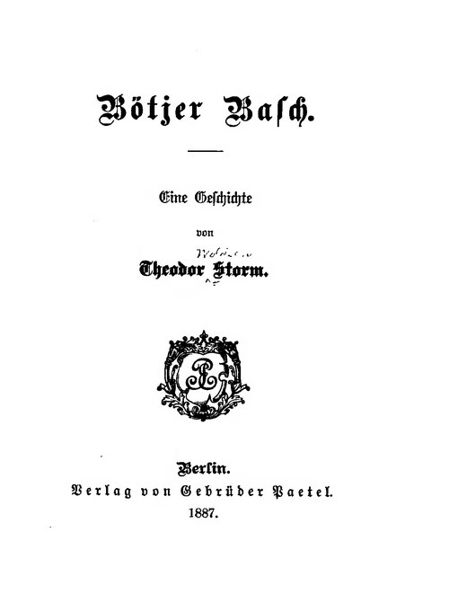 Cover: Bötjer Basch