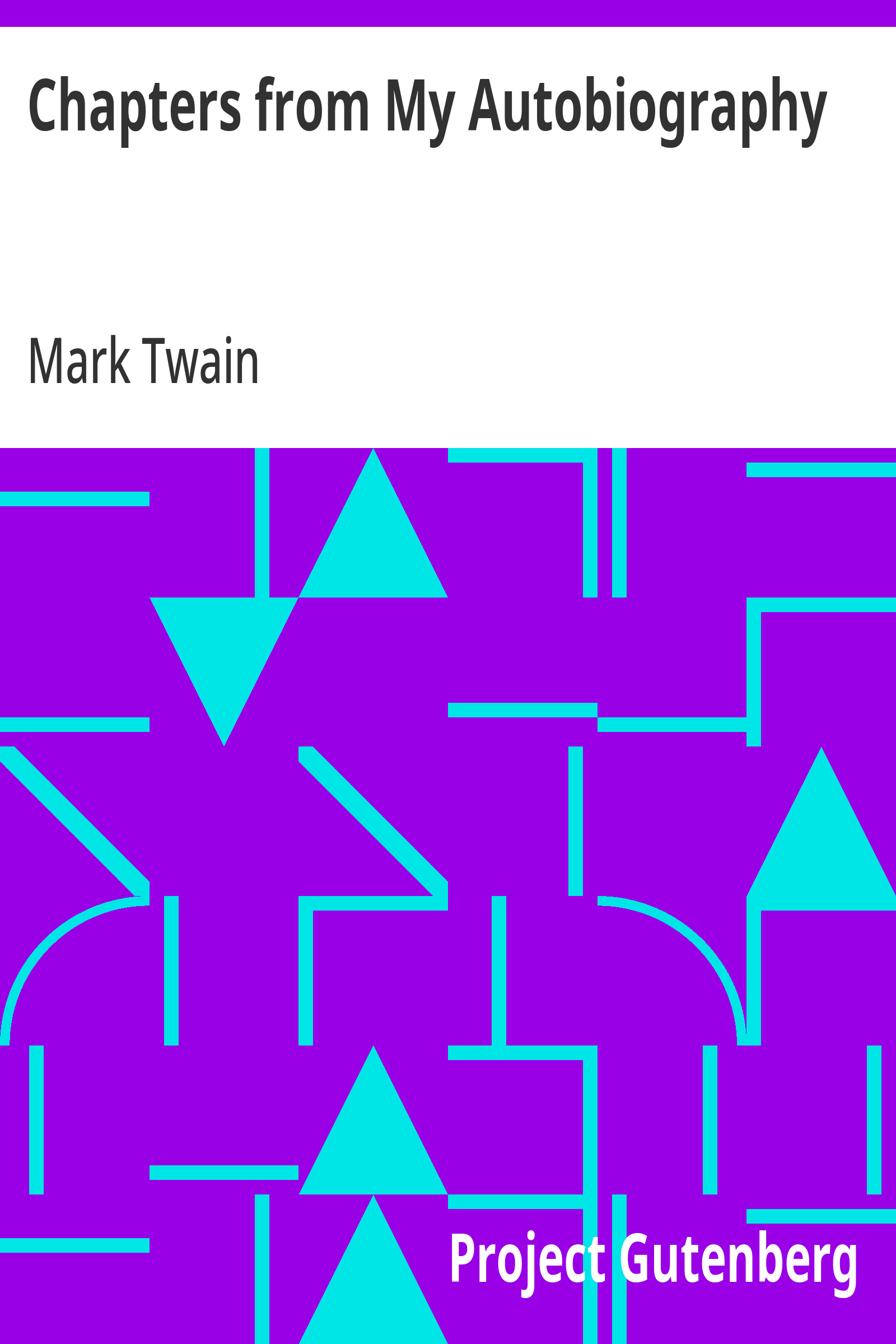 Cover: Chapters from My Autobiography
