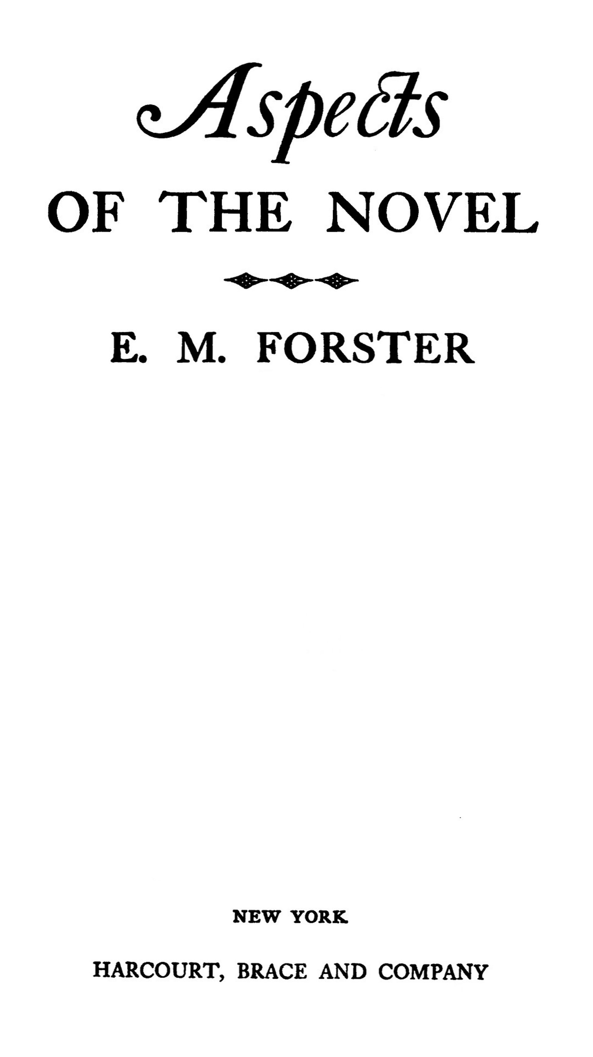 Cover: Aspects of the novel