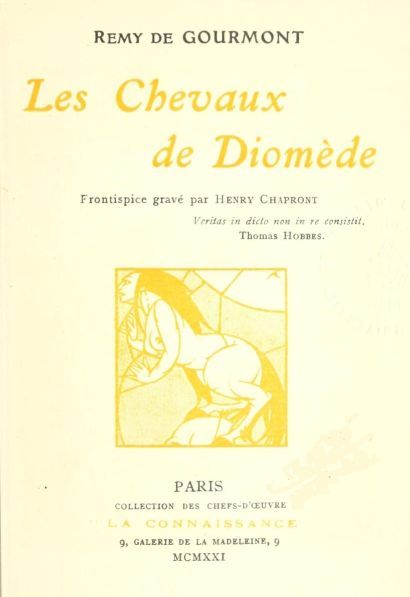 Cover: Les chevaux de Diomède Roman [PG 54659]