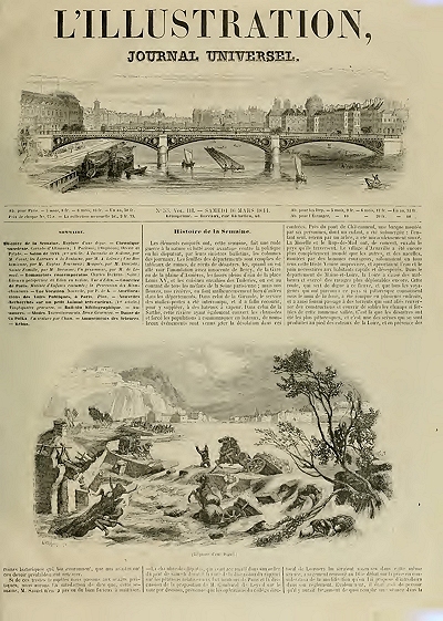 Cover: L'Illustration, No. 0055, 16 Mars 1844 [PG 43964]