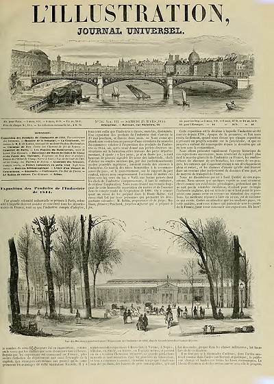 Cover: L'Illustration, No. 0056, 23 Mars 1844 [PG 44095]