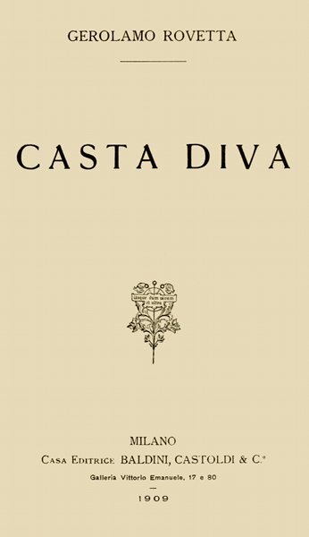 Cover: Casta diva [PG 42387]
