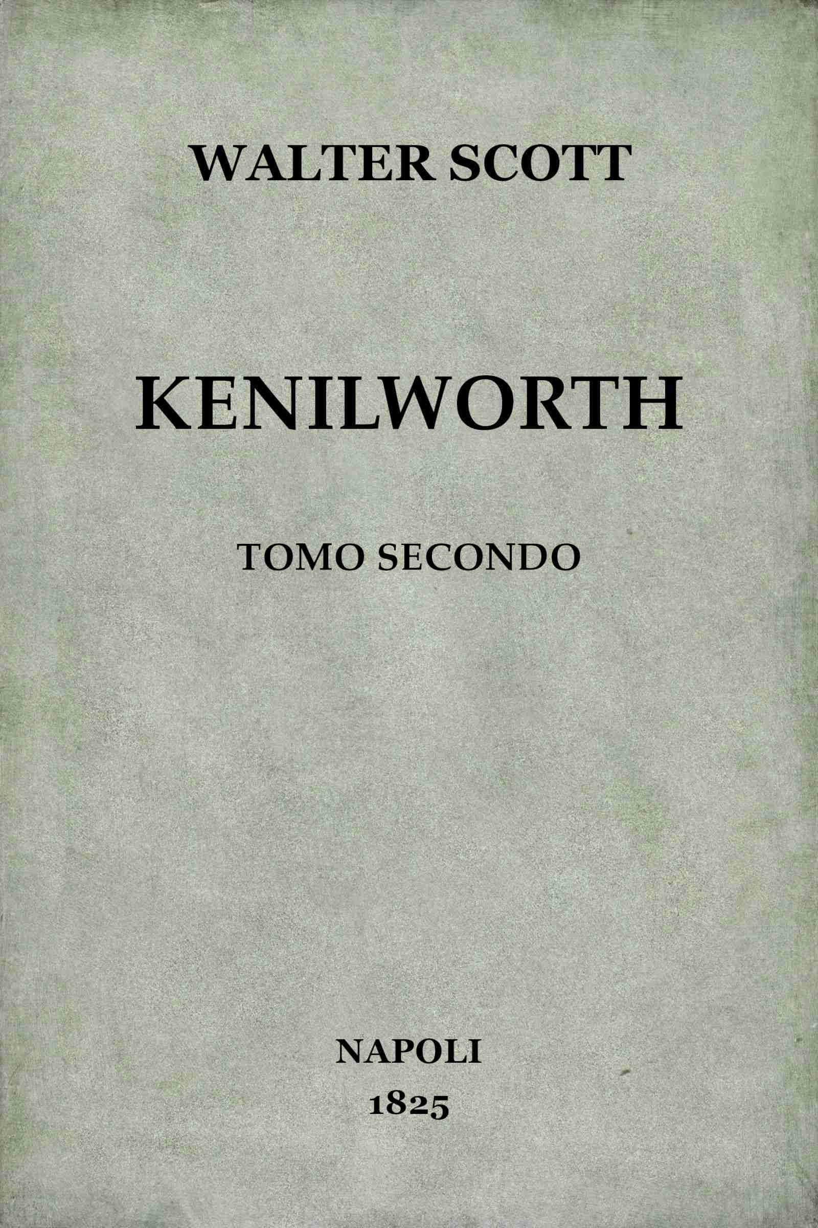 Cover: Kenilworth, vol. 2 4 [PG 79030]