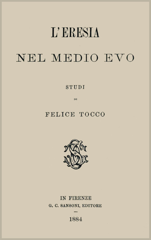 Cover: L'eresia nel Medio Evo [PG 62192]