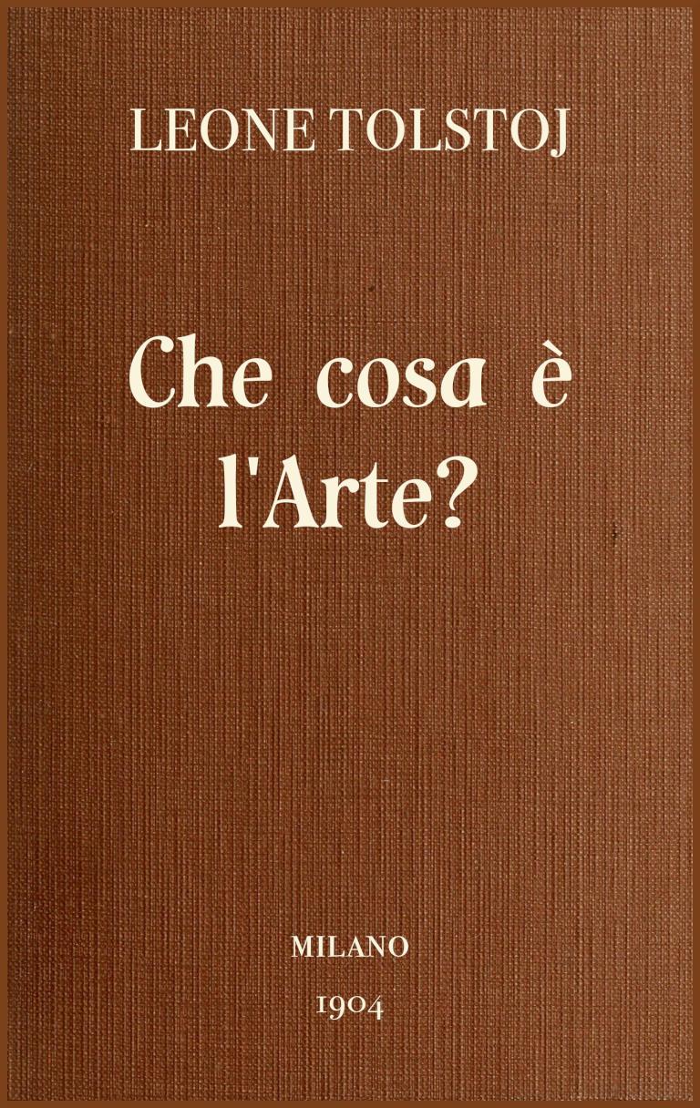 Cover: Che cosa è l'arte [PG 67556]