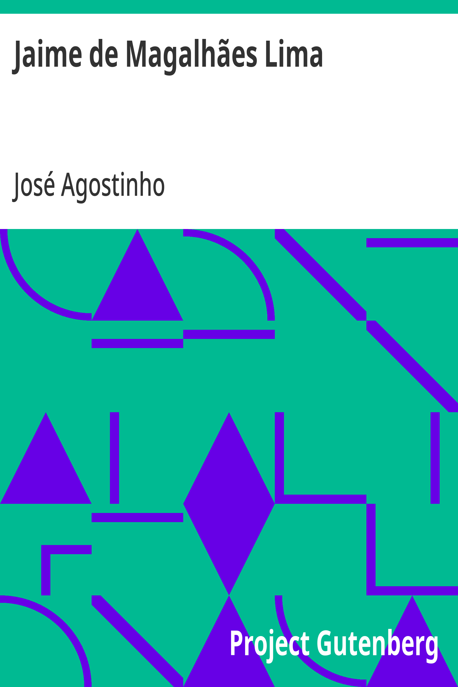 Cover: Jaime de Magalhães Lima [PG 27689]