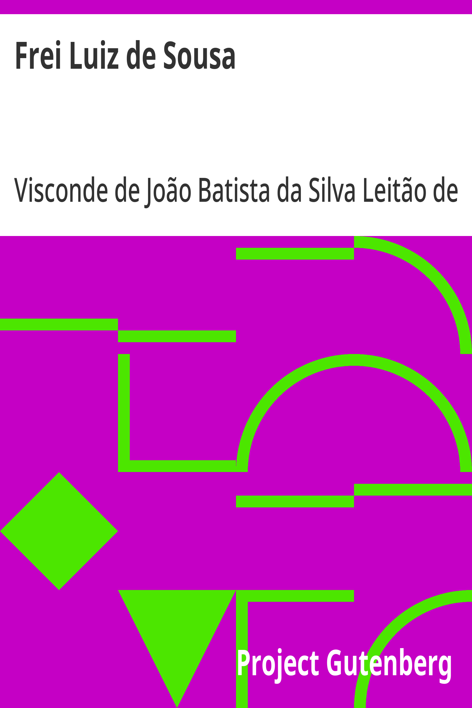 Cover: Frei Luiz de Sousa [PG 17591]