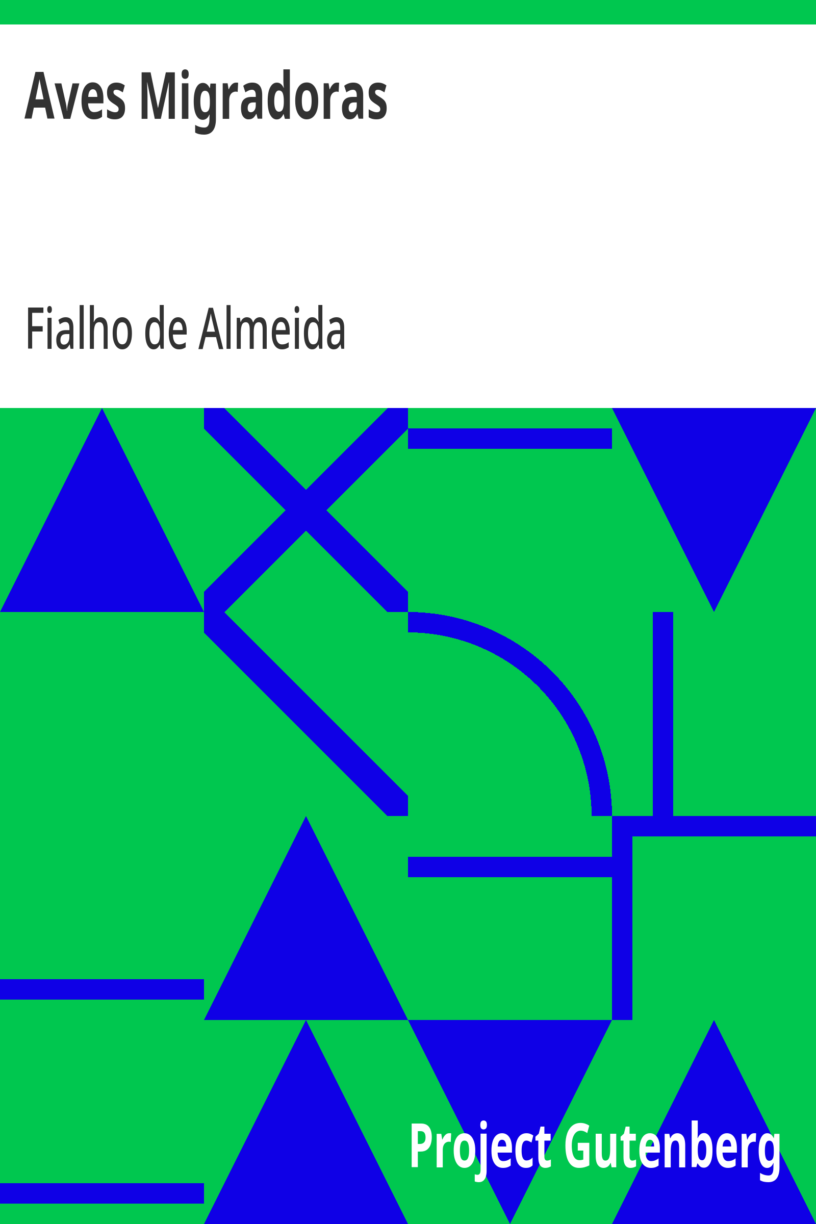 Cover: Aves Migradoras [PG 22622]