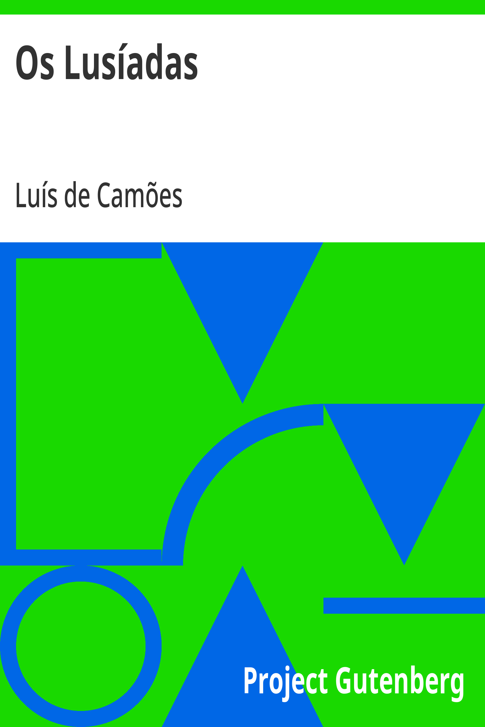 Cover: Os Lusíadas [PG 3333]
