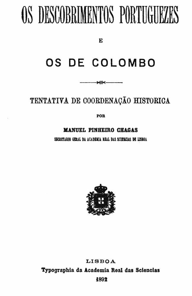 Cover: Os descobrimentos portuguezes e os de Colombo Tentativa de coordenação historica [PG 63534]