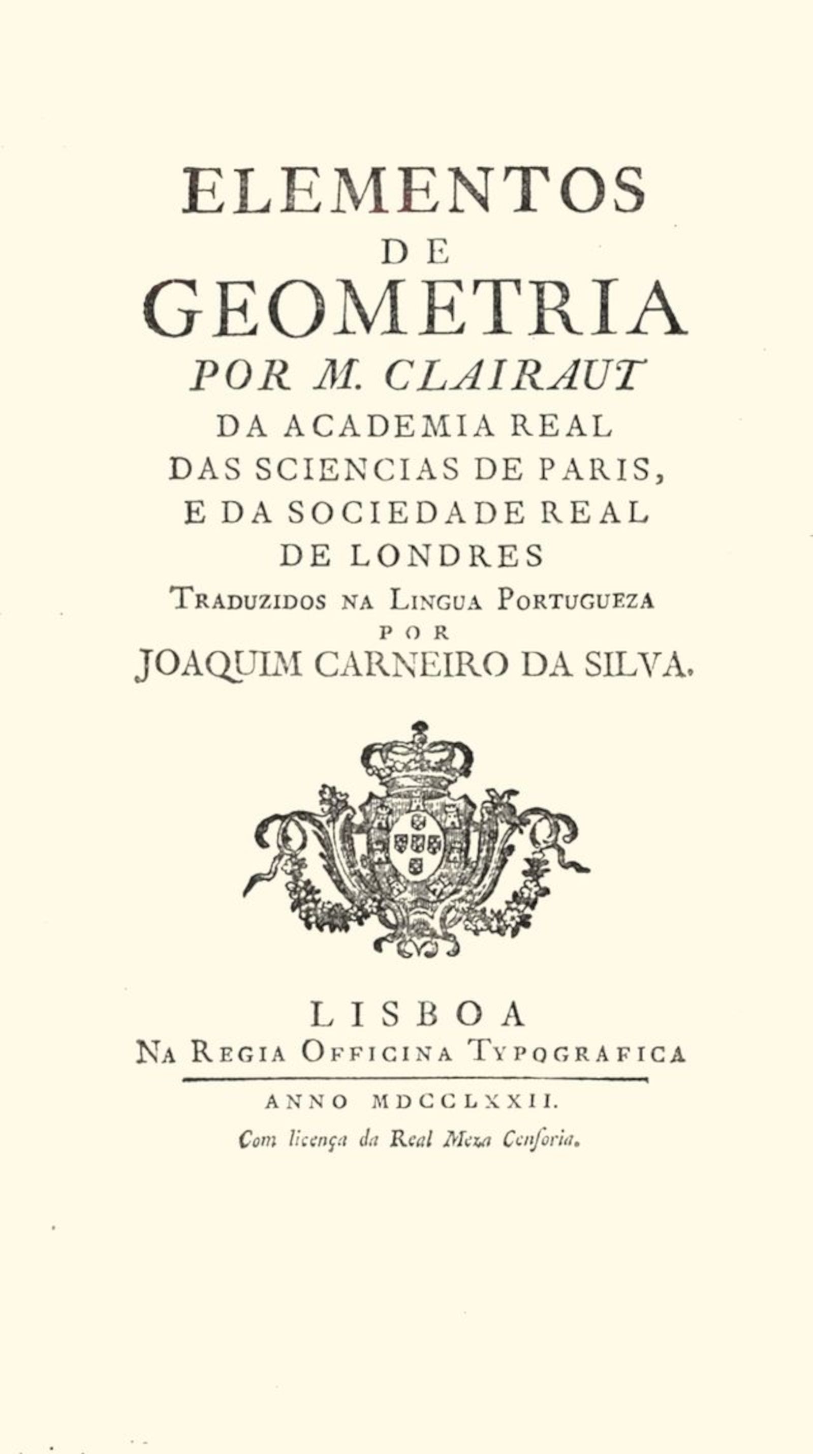 Cover: Elementos de geometria [PG 78897]