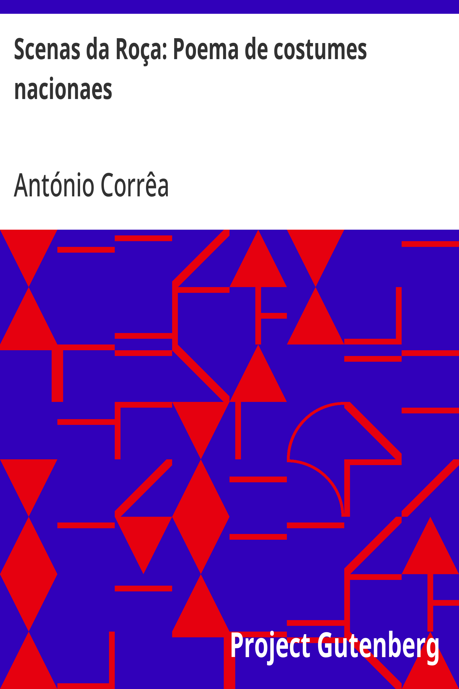 Cover: Scenas da Roça Poema de costumes nacionaes [PG 32295]