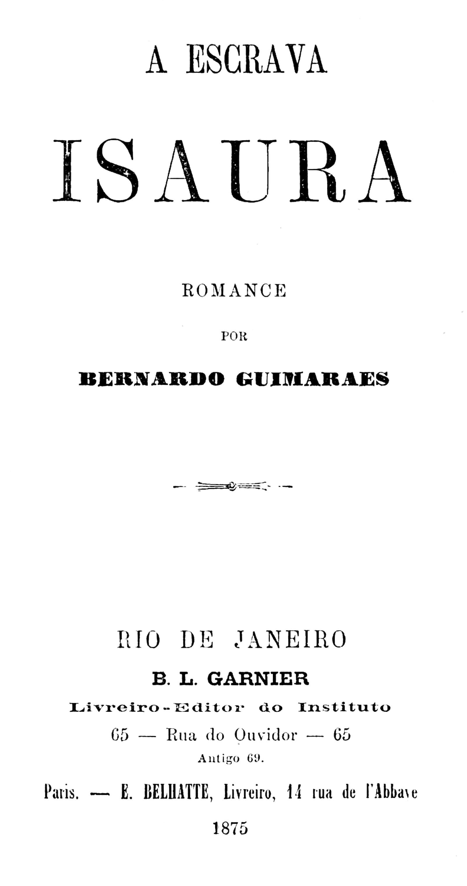 Cover: A escrava Isaura $b romance [PG 74475]